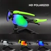 Sportbril Zonnebril Gepolariseerde Lenzen TR90 Outdoor Fietsen Sunglass Sport Mannen Vrouwen Hardlopen Wandelen 9188 Zonnebril Met Doos