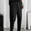 Männer Hosen Schwarz Kordelzug Herrenmode Business Casual Kleid Männer Streetwear Wild Lose Jogger Hosen M-2XL