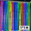 SMART Gordijn String Lights 3x3m Programmeerbare raamwandhangende LED -lichten voor feestfestival Decor