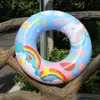 Giubbotto di salvataggio Boa Rooxin Unicorno Gonfiabile Piscina Anello di Nuoto per Bambini Adulti di Spessore PVC Piscina Galleggiante Anello di Gomma Nuotare Cerchio Acqua Sedile Piscina Giocattoli T221214