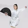 Etnische kleding mode witte tai chi uniform vechtsporten Chinees traditionele folk kungfu pak ochtend sportkleding kleding T2003