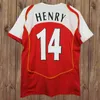 2002 2005 HENRY BERGKAMP V. PERSIE Heren RETRO Voetbalshirts 94 97 VIEIRA MERSON ADAMS Home Away 3rd Voetbalshirt Korte Lange Mouwen Uniformen