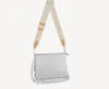 Embossing M57783 Mode neef Cross Body Bag Luxe Echt Leer Designer Clutch Schoudertassen Damesportemonnee heren zilveren ketting klassieke handtassen draagtas