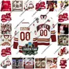 College Hockey bär 2022 NCAA Frozen Four Custom Denver Pioneers Hockey Jersey 13 Liam Finlay 4 Griffin Mendel 12 Kohen Olischefski 18 Kevin Dineen 22 Glenn