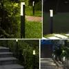 屋外の防水布地芝生ランプモダンな誘導柱の光の庭の装飾照明の風景
