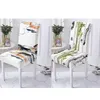 Chair Covers Chinese Elements Style Kitchen Cover Home Chairs Ink Painting Printing Cases Room Stuhlbezug