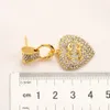 Kobiety Love Diamond Studs Kolczyki Luksusowe wytłoczone pieczęć Urog K inkura