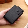 محفظة أزياء للجنسين للأعمال الجلدية محفظة معرف بطاقة اسم الحامل CASE POCTINGER Money Phone Coin Bag