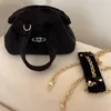 2022 Frauen Handtasche Vivi Designer Totes Samt Stickerei Einkaufstasche Mode Kette Schulter Umhängetaschen Mädchen Mini Geldbörse