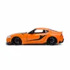 Electric/RC Car Jada 1 24 Fast and Furious 2020 Toyota Supra Hot Toys Metal Car Toy Diecast CN Oorsprong auto Kinderen Geschenkcollectie J47 T221214