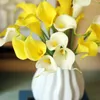 Dekorativa blommor PU Calla Lily 38 cm High Home Table Decoration Vase Arrangement Wedding Handheld Flower Mini