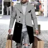 Männer Trenchcoats 2022 Winter Mode Männer Windjacke männer Lange Kleidung Herren Casual Business Mantel Freizeit Mantel Männlich Punk stil