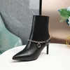 Boots du design de luxe Louiseity Fashion Women Business Business Decoration Elegant Decoration hivernale Snoi chaude sans glissement High Heel Knight Tassel Casual Cascs Boots VIUTONITY 07-016