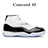 Cherry Mens Basketball Shoes 11s Jumpman 11 Cool Gray Pure Violet 25th Anniversary criado High Men treinadores Concord 45 Gamma Blue Pantone