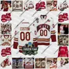 Maillot de hockey sur glace personnalisé des pionniers du championnat Ncaa Frozen Four, 2022, 35 Adam