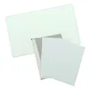 US Warehouse Sublimation Notepads Blanks A5 White Heat Transfer Notebooks PU革覆われたジャーナルノートブック内側の論文B20