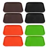 Plates Service Tray Fast Light Weight PP Material For Dessert Shops Restaurants Cafes