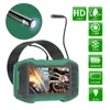 Dubbele lens edoscoop met 4,5 "scherm HD 1080P Dual Car Pipe Inspectie Snake Camera IP67 Waterdichte rioolmotor Borescope 10m