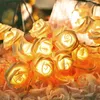 Strings LED String Light Flower Lights Simulation Rose Lantern Battery Curtain Fairy For Christmas Day Wedding Bar Decoration