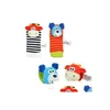 Baby Speelgoed Sozzy Sokken Speelgoed Cadeau Pluche Tuin Bug Pols Rammelaar 3 Stijlen Educatief Leuke Heldere Kleur Drop Levering Geschenken Leren Educ Dhu9N