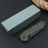 Hot C9280 Pocket Folding Knife 8Cr13Mov Black Stone Wash Blade Nylon Plus Glass Fiber Handle Ball Bearing EDC Mapp Knives With Retail Box