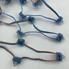 Strings Resistor Voltage Drop/DC12V/100pcs/strand/square Type/ RGB Addressable 12mm WS2811 Led Pixel Node 18AWG Color Wire IP68