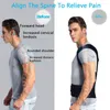 Men's Body Shapers Straight Back Support Belt Waist Posture Corrector Adjustable Adult Correction Trainer Shoulder Lumbar Brace