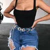 Belts Keeper Y2K Punk Hip Hop Style Waist Chain Metal Womans Belt For Dress Vintage Fashion Goth Moon Star Jeans Luxury