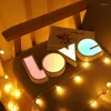 Night Lights LOVE Letter Shaped LED Light Proposal Confession Atmosphere Creative Wedding Party Holiday Lamps Decoration