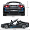 Car Electric/RC Car BMW i8 RC Car 1 14 Scale Remote Control Toy Radio Controlled Car Model Auto Open Doors Machine Gift for Kids Adult