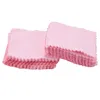 Jewelry Pouches 50 Pack Cleaning Cloth Polishing For Sterling Silver Gold Platinum Pink