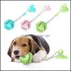 Chien Jouets Chews Tpr Feeder Caoutchouc Thermoplastique Petite Cloche Sucker Animaux Jouet Mordre Interaction Fuite Alimentaire Ronger Molaires Outil 3 Couleur Otc18