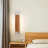 Wandlampen massief houten led lamp bed met dubbele kopverlichting el achtergrond gangpad gangpanda balkon decoratief