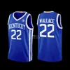 Basketbol Formaları Kentucky Wildcats Grant Darbyshire 2022-23 Elite Koleji Basketbol Forması Jacob Toppin Oscar Tshiebwe Sahvir Wheeler Ant