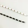 Braccialetti a maglie Bracciale in ceramica bianco/nero per donna Ioni negativi al germanio Assistenza sanitaria Uomini magnetici Coppia Gioielli da polso maschili