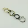 19mm O Ring Borse in metallo Fibbie per fibbie a molla Chiusura a mano Connettore per maniglia Accessori fai da te214b