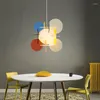 Hanglampen postmoderne creatieve persoonlijkheid kleur kroonluchter el club café Noordse restaurantlamp kinderkamer slaapkamer