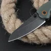 Nowy nóż składania kieszonkowego C9280 8CR13MOV Black Stone Wash Blade Nylon Plus szklany rękojeści z łożyska kulki EDC Noże