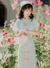 Roupas étnicas 2022 Mulheres de renda Cheongsam Vestido de festa de noite de noiva asiático Vestido de vestido de malha de baile formal Elegante Oriental