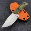 Hot R1235 Couteau droit de survie S30v Lame satinée Full Tang G10 Poignée Camping en plein air Chasse Pêche Couteaux à lame fixe avec Kydex