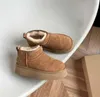 Boots Ultra Mini Boot Designer Woman Platform Snow Australia Fur Warm Shoes Real Leather Chestnut Ankle Fluffy Booties For Women Antelopeugg fdgg