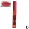 Lip Gloss 4 Colori Opaco Impermeabile Velluto Rossetto Sexy Rosso Marrone Strumento Trucco Duraturo Lungo Pigmenti Cosmetici Profiss V6Z3