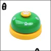 Dog Training Obedience Dogs Cats Pets Bell Ringer Products Phonation Footprint Print Trainer Supplies Colorf Iron Plastic Catsuppl Otpmk