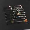 Ohrstecker 18 Teile/satz Industrie Barbell Ohrring Niedliche Blume Mond Knorpel Körper Piercing Schmuck 1,6x38mm Bar Für Frauen