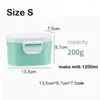 Storage Bottles Household Milk Powder Box Portable Plastic Case Cup Rice Bottle Food With Spoon