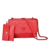 Brand Design Trendy Fashion Evening Bag Lingge Chain Bags Korean Versatile Women's Shoulder Bag
