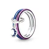 Anillos de boda de colgante de plata para mujeres Joyería de compromiso de moda Diy Fit P Ring527354