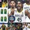 NCAA Baylor Bears Basketball Jerseys Adam Flagler LJ Cryer Keyonte George Flo Thamba Jalen Bridges Langston Love Dale Bonner Caleb Lohner