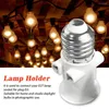 Lamphouders E27 EU HOUDER LICHT SOCKET Vervanging Onderdeel Home Safe AC100V 240V 4A Schroefconversie Eenvoudige installatie LED -lampadapter Base