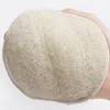 Mjuk exfolierande loofah naturlig kropp baks svamp rem handtag badduschmassage spa skrubber borstar hud kropp tv￤ttplatta